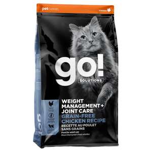GO! SOLUTIONS 貓糧 貓乾糧推薦：GO! SOLUTIONS 無穀物貓糧 關節減重系列 雞肉 8lb (FG00445)