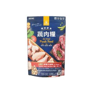 汪喵星球 汪喵星球 狗糧 DogCatStar 慢烘鮮食蔬肉糧 鮮蔬牛魚 2lb (FM298)