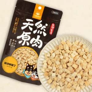 貓零食狗零食 汪喵星球 凍乾 DogCatStar 冷凍乾燥原肉小零嘴 鮮雞丁粒 20g (貓犬用) (SN526)