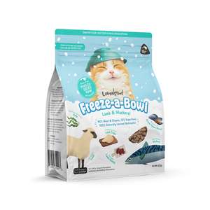 Loveabowl 貓糧 貓乾糧推薦：Loveabowl 貓主食糧 無穀物 羊肉鯖魚海洋配方 200g （LBFD120） 