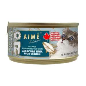 Aime Kitchen 貓罐頭 貓濕糧推薦：AIME Kitchen 貓罐頭 口腔強健系列 長鰭吞拿魚鮮肉罐 100g (H6613)