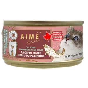 Aime Kitchen 貓罐頭 貓濕糧推薦：AIME Kitchen 貓罐頭 口腔強健系列 太平洋鱈魚鮮肉罐 100g (H6614)