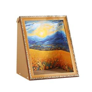 貓抓板 貓爬架 貓玩具 貓抓板之名畫系列 貓玩具 落日麥田 1個