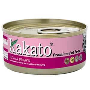 Kakato 貓罐頭 Kakato 罐頭 貓狗罐頭 吞拿魚及蝦 170g (貓狗共用) (TD0828THK)