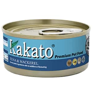 Kakato 貓罐頭 Kakato 罐頭 貓狗罐頭 吞拿魚及鯖花魚 70g (貓狗共用) (TD0715THK)