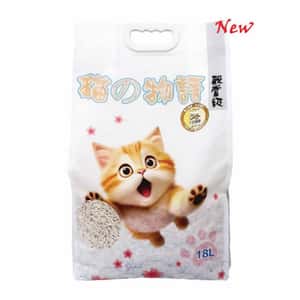 貓之物語 貓之物語 3.0mm天然 豆腐貓砂 原味 18L