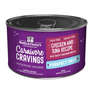 Stella & Chewy's 貓罐頭 貓濕糧推薦：Stella & Chewy's 無穀物主食貓罐頭 滋味骨湯肉醬 成貓配方 雞+吞拿魚 5.2oz (PPC-CT-5.2)