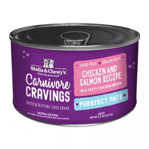 Stella & Chewy's 貓罐頭 貓濕糧推薦：Stella & Chewy's 無穀物主食貓罐頭 滋味骨湯肉醬 成貓配方 雞+三文魚 5.2oz (PPC-CS-5.2)
