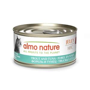 Almo Nature 貓罐頭 Almo Nature Jelly HFC 貓罐頭 天然系列 鱒魚+吞拿魚 70g (9036)