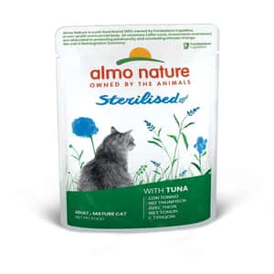 Almo Nature 貓糧 Almo Nature Sterilised 絕育貓鮮包 吞拿魚 70g (5298)
