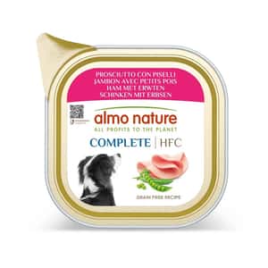 Almo Nature 狗罐頭 Almo Nature HFC Complete 主食狗罐頭 火腿+青豆 85g (803)
