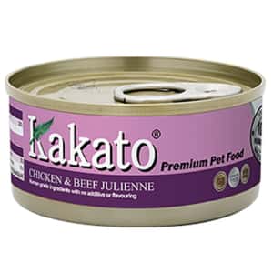 Kakato 貓罐頭 Kakato 罐頭 貓狗罐頭 雞肉及牛肉絲 170g (貓狗共用) (TD0804THK)