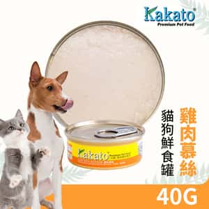 Kakato 罐頭 貓狗罐頭 雞肉慕絲 40g (貓狗共用) (TD0601THK) (圖片3)