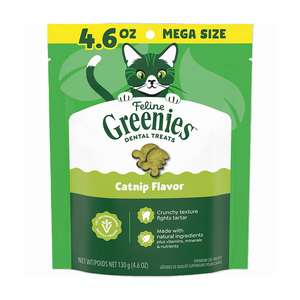 Greenies Feline貓齒靈 貓零食 貓貓潔齒餅 貓草味 4.6oz (10205294) (新舊包裝隨機發貨) (圖片3)
