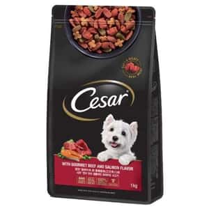 Cesar Cesar西莎 狗糧 精緻乾糧系列 澳洲牛肉與香嫩三文魚 1kg