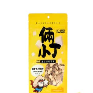 HEROMAMA 貓零食狗零食 HeroMama 貓狗零食 倆小丁凍乾系列 雞肉+牛肉 16g