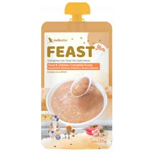 Astkatta 貓罐頭 Astkatta Feast 貓濕糧 鮮肉盛宴營養主食包 吞拿魚雞肉 110g (P00164)