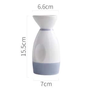 分酒瓶品配件 日式復古陶瓷清酒分酒瓶 藍田 350ml