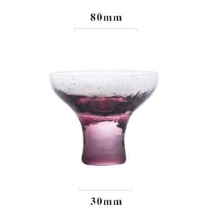 清酒杯品配件 日式清酒杯 粉紅夢幻星空 高杯 1個