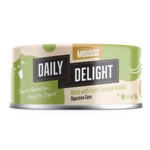 Daily Delight Daily Delight Mousse慕絲系列 貓罐頭 吞拿魚+南瓜 70g (DD612)