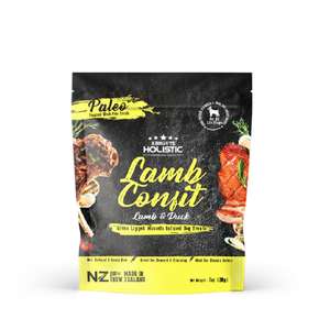 Absolute Holistic 狗糧推薦：Absolute Holistic 無穀主食狗糧 風乾鮮食肉片 羊肉+鴨肉 200g (AD-9476)