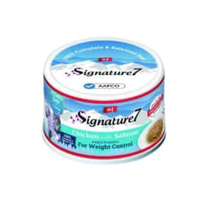 Signature7 貓罐頭 Signature7 貓罐頭 營養肉湯罐罐 體重控制 雞肉+三文魚 70g (S7-083201) (星期三)