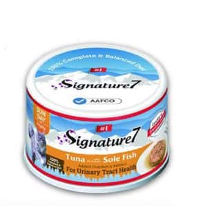 Signature7 貓罐頭 Signature7 貓罐頭 營養肉湯罐罐 泌尿健康 吞拿魚+龍利魚 70g (S7-083249) (星期日)