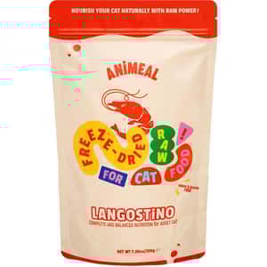 ANiMEAL 貓糧 ANiMEAL 成貓凍乾生肉主食糧 阿根廷紅蝦 200g (RF-CAT-LAN) 