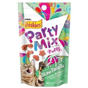 Friskies 貓零食 Friskies喜躍 Party Mix Puffs Island Paradise 2.1oz (淺綠) (停售)