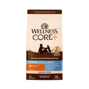 WELLNESS Core 貓糧 貓乾糧推薦：Wellness Core 貓糧 無穀物去毛球雞肉配方 4.75lb (賞味期限 2025.10)