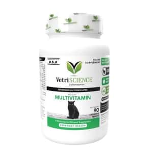 營養膏 保充劑 貓咪保健用品 VetriScience 多種維他命 貓用 90片/樽 (090088F.090)