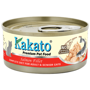 Kakato 貓罐頭 Kakato 貓罐頭 全營養單一蛋白主食罐 成貓及高齡貓配方 三文魚 70g (TD0774EIN)