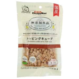 DoggyMan 狗零食 DoggyMan 日本製狗零食 無添加良品 雞肉小方粒 100g