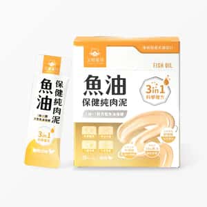 汪喵星球 貓零食狗零食 汪喵星球 dogcatstar 保健純肉泥 魚油保健純肉泥 (盒裝) 6g*20 (HS791)