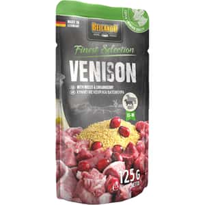 狗罐頭 Belcando 狗濕糧 狗餐包 鹿肉、小米&越橘配方 125g