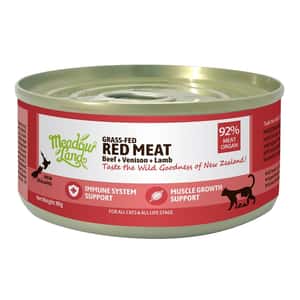 Meadowland Meadowland 貓罐頭 全貓主食罐 經典肉醬系列 紅肉(牛肉+鹿肉+羊肉) 80g (MLC04)