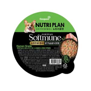 Nutriplan 狗罐頭 Nutriplan 狗罐頭 Softmune 70億後生元強效益生菌配方 雞肉及蔬菜 100g (綠色) (64889)