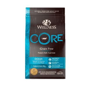 WELLNESS Core 狗糧推薦：WELLNESS CORE 狗糧 無穀物 海洋魚配方 白魚,鯡魚及三文魚 12lb (88413)
