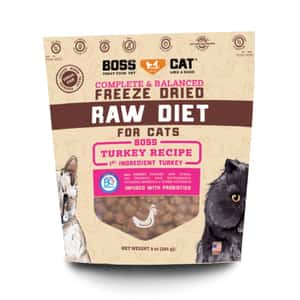 貓糧 Boss Cat 貓用主食凍乾 生火雞肉配方 9oz (02705)