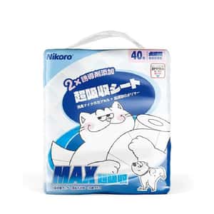 狗尿墊 狗尿片 Nikoro 妮可露 寵物尿墊加厚型 60x45cm M碼 40枚 (63825)