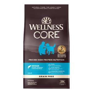 WELLNESS Core 狗糧推薦：WELLNESS CORE 狗糧 無穀物 海洋魚配方 白魚,鯡魚及三文魚 4lb (88415)