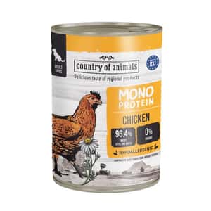 狗罐頭 Country of animals 狗罐頭 單一蛋白罐 雞肉 400g (92111)