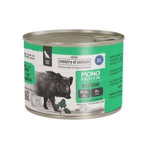 狗罐頭 Country of animals 狗罐頭 單一蛋白罐 野豬 200g (94443)