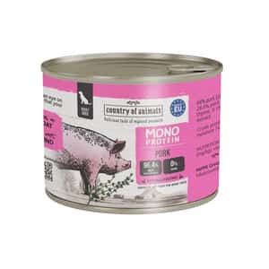 狗罐頭 Country of animals 狗罐頭 單一蛋白罐 豬肉 200g (94382)