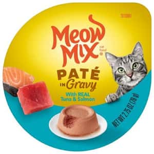 Meow Mix 貓罐頭 Meow Mix 杯装濕糧 免治肉汁 三文魚+吞拿魚 78g (MM-73)
