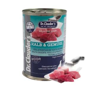 Dr Clauders Dr.Clauder's 狗罐頭 小牛肉蔬菜 400g (DC7040)