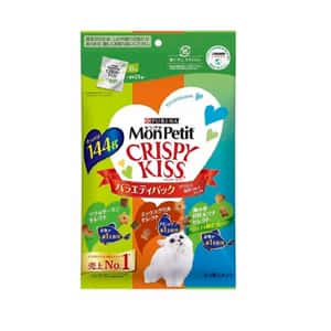 MonPetit 貓零食 日本MonPetit Crispy Kiss 貓零食 貓脆餅 燒烤海鮮雜錦味 144g
