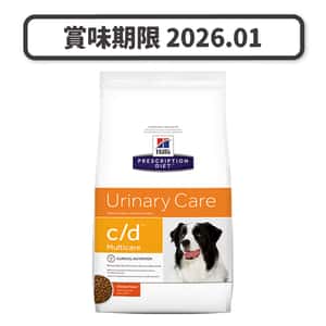 Hills 處方糧 狗糧 Hills 處方糧 狗糧 c/d 泌尿系統護理配方 8.5lbs (10111) (賞味期限 2026.01)