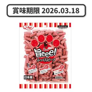 QPET 狗零食 日本Q-Pet 狗小食 旨味 牛肉切條 300g (KQ049) (賞味期限 2026.03.18)