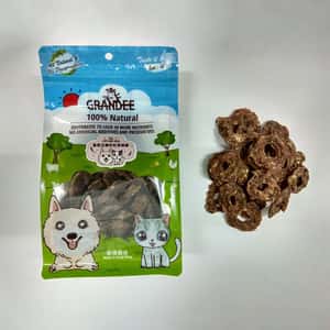 GRANDEE 貓零食 GRANDEE 香港製造 天然風乾小食 亞麻籽紅菜頭雞肉 50g (貓犬用)